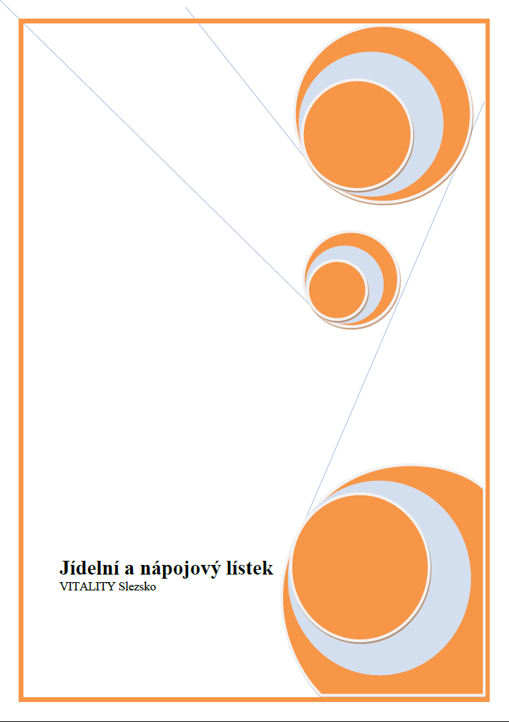 Jídelní lístek - VITÁLNÍ RESTAURANT