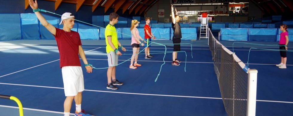 Kondiční příprava tenistů ve Vendryni